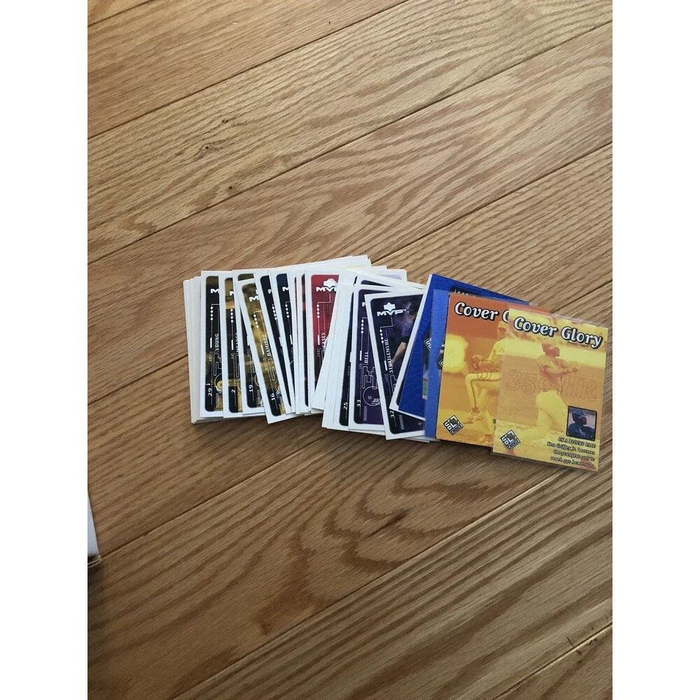 1998-2002 Upper Deck MLB Baseball Cards Lot of 609 Card Box‎ Excellent Condition